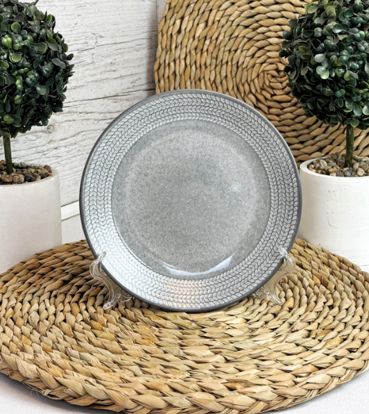 Тарілка Intrendo десертна Antigo Grey 19 см IN0019ANT